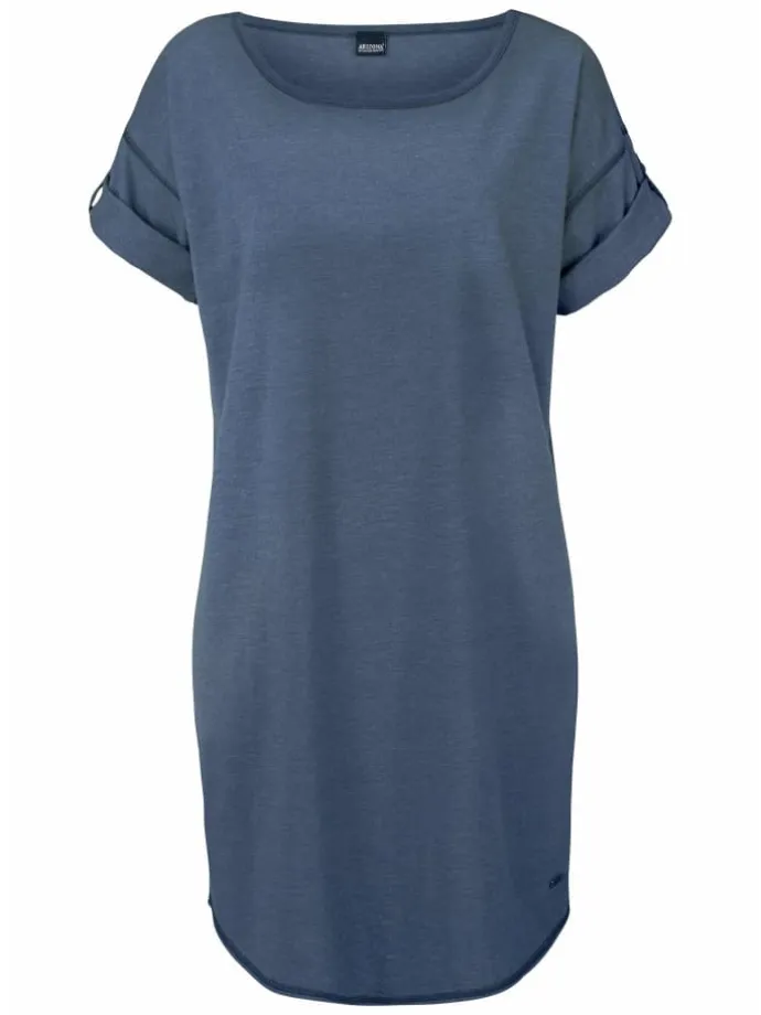 Sleepshirt in jeans-meliert
