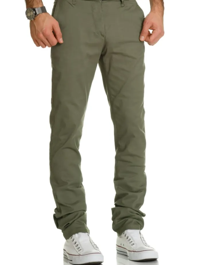 Slim Chino ANDREW in Olive