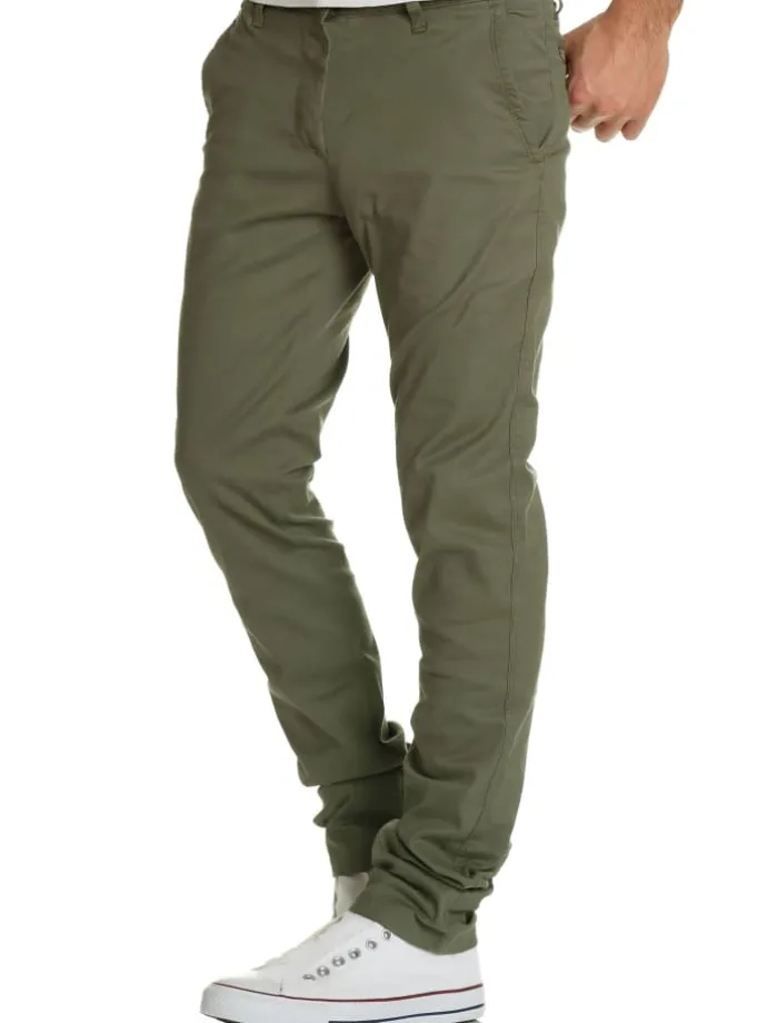 Slim Chino ANDREW in Olive