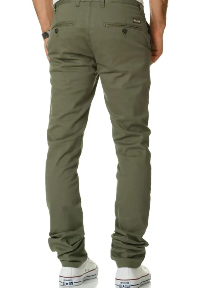 Slim Chino ANDREW in Olive