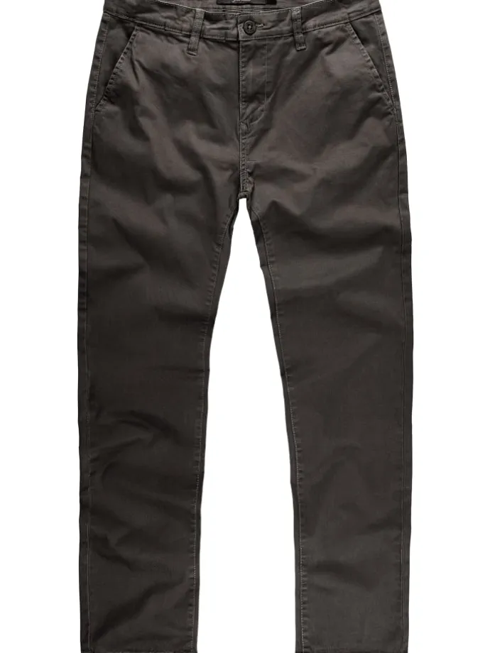 Slim Fit Chino mit Stretch WASHINGTON in Anthrazit