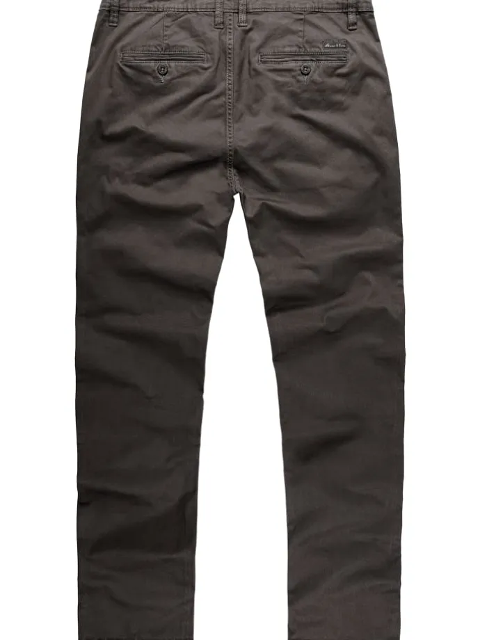 Slim Fit Chino mit Stretch WASHINGTON in Anthrazit
