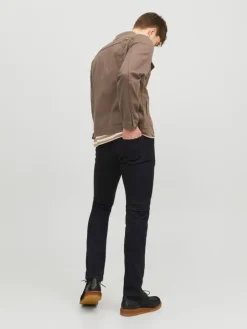 Slim Fit Skinny Jeans JJIGLENN JJFELIX in Schwarz
