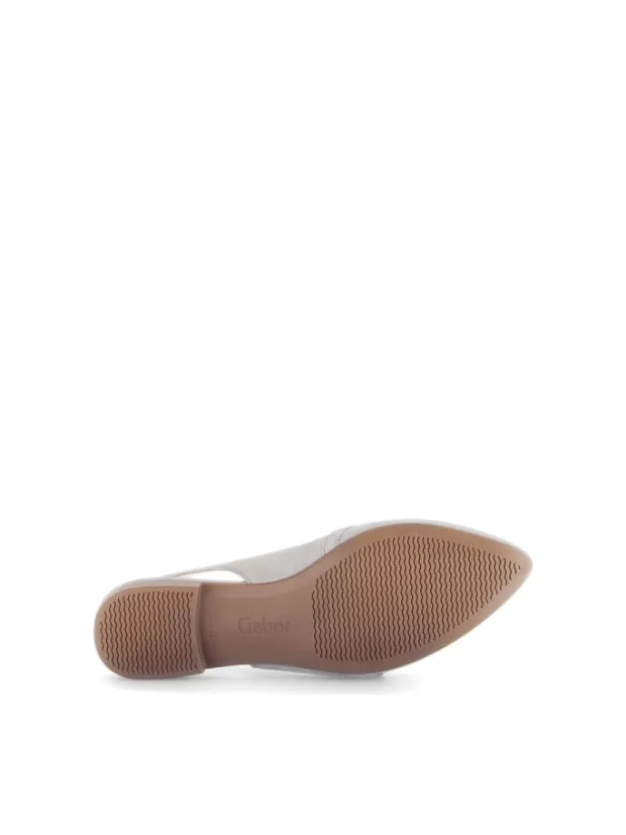 Slingpumps in grau