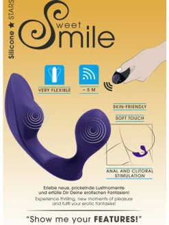 Slip-Analvibrator RC Anal Panty Vibrator in lila
