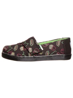 Slipper "Classic" in Schwarz/ Pink/ Grün