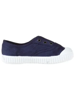 Slipper in Dunkelblau