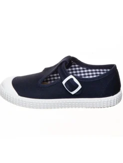 Slipper in Dunkelblau