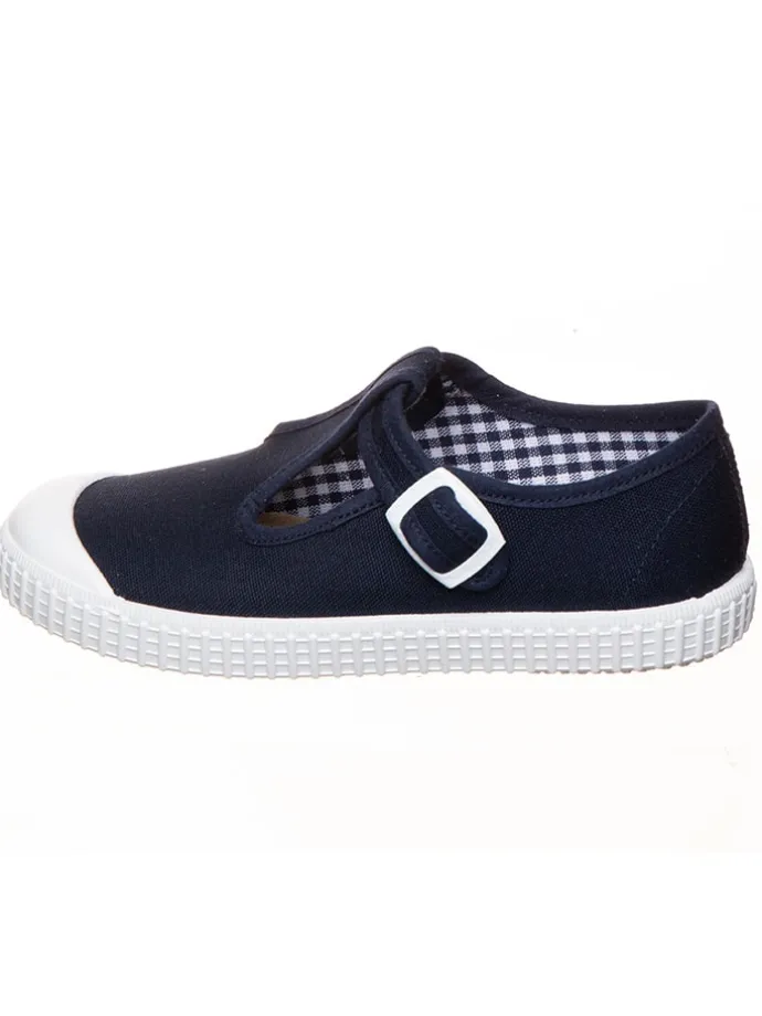 Slipper in Dunkelblau