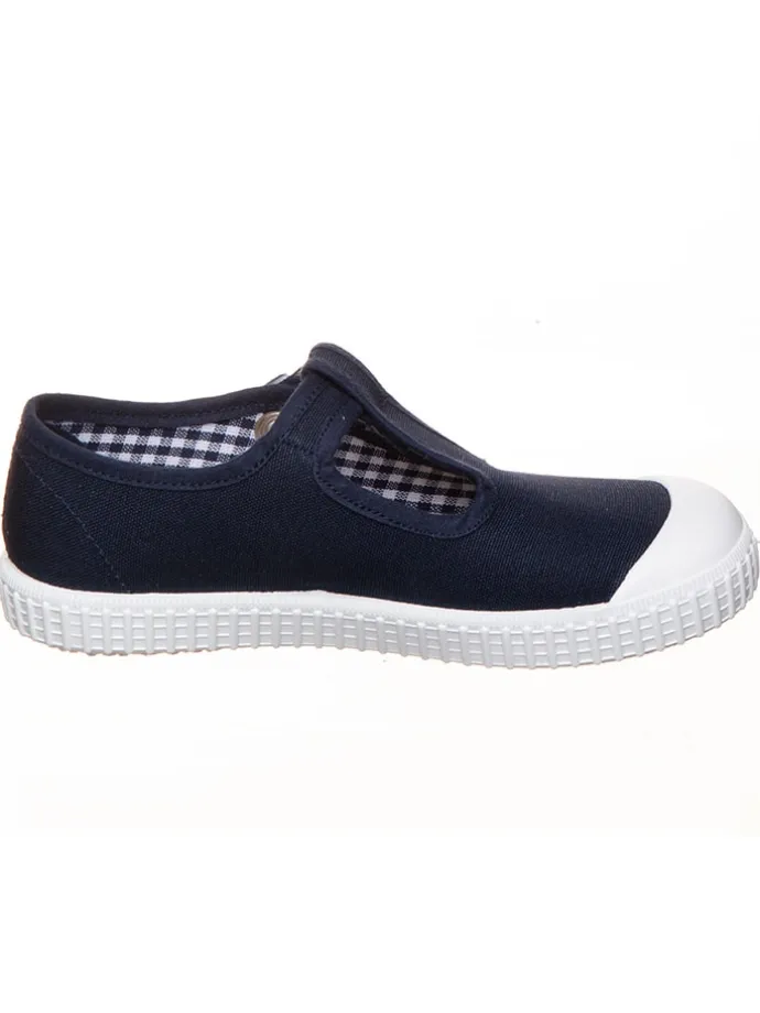Slipper in Dunkelblau