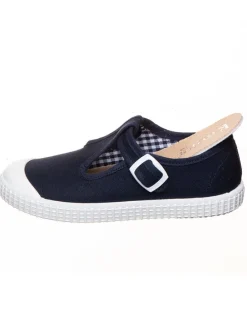 Slipper in Dunkelblau