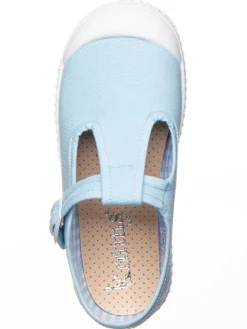 Slipper in Hellblau