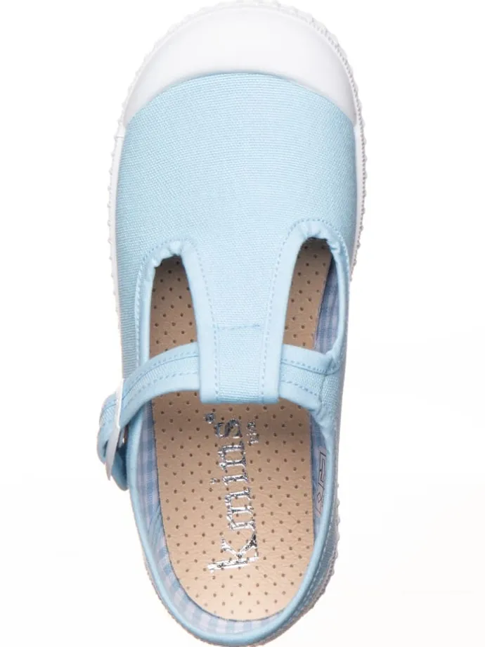Slipper in Hellblau