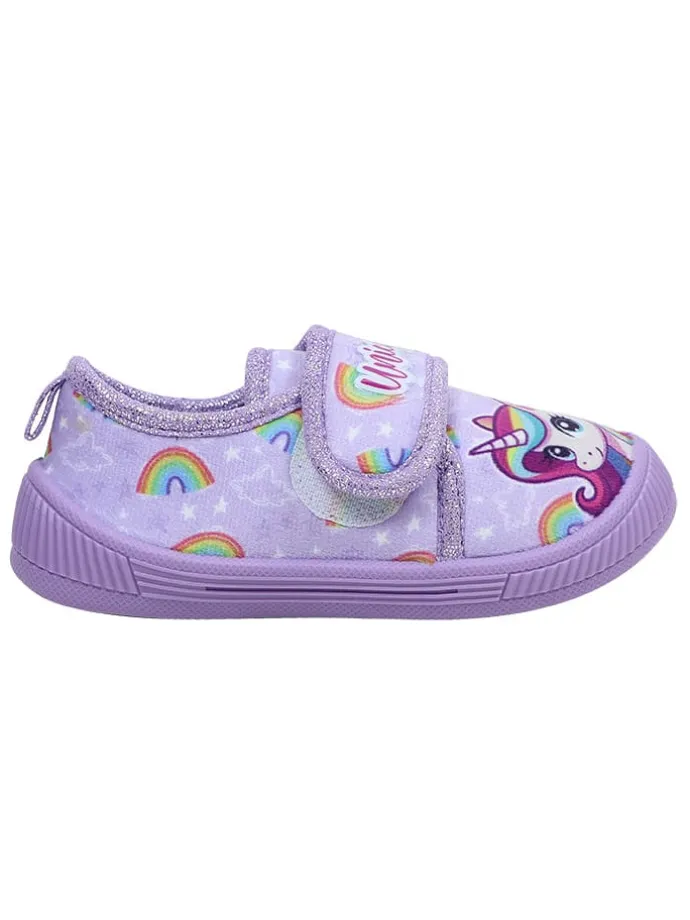 Slipper in Lila