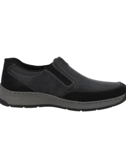 Slipper in schwarz/graphit