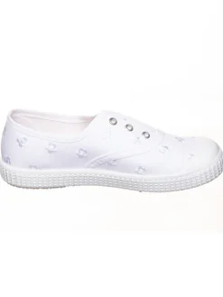 Slipper in Weiß