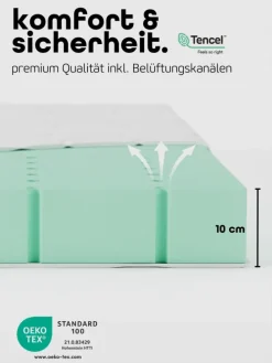 Sämann Babymatratze für Babybett CLOUD SleepPlus