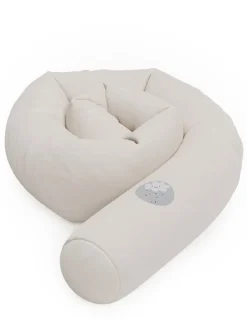 Sämann Nestchenschlange Cozy "Little Cloud, Sand" 190 cm Bettschlange