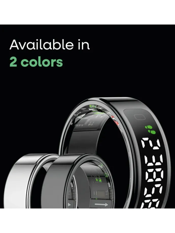 Smart-Ring "Elite VUE" in Silber