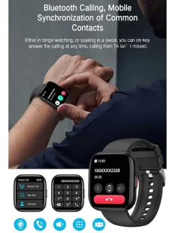Smartwatch in Schwarz