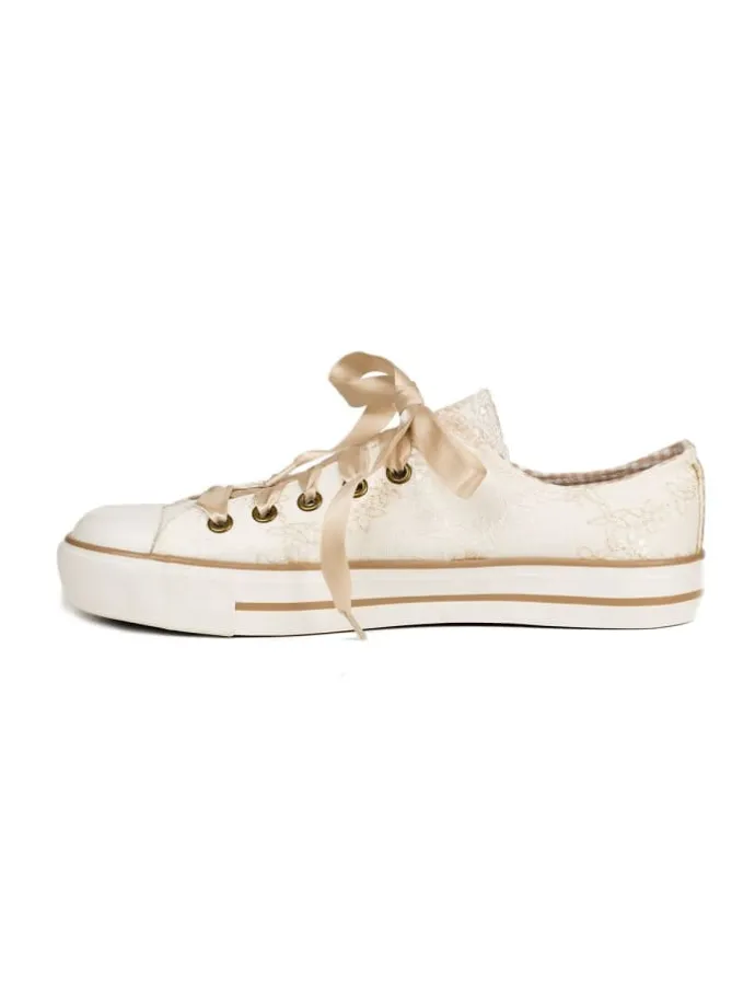 Sneaker 4131 in ecru