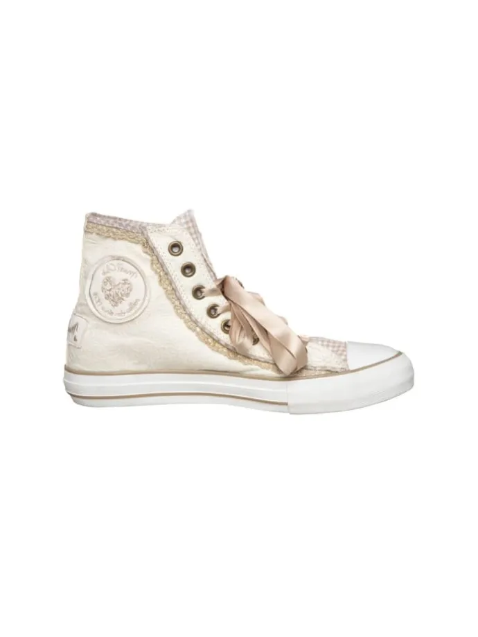 Sneaker 4122 in ecru