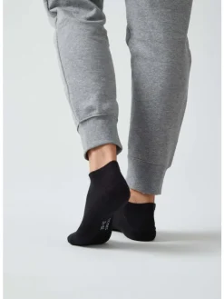 Sneaker Socken aus Bio-Baumwolle 6 Paar in Schwarz