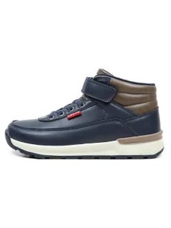 Sneakers "Ascot" in Dunkelblau/ Braun