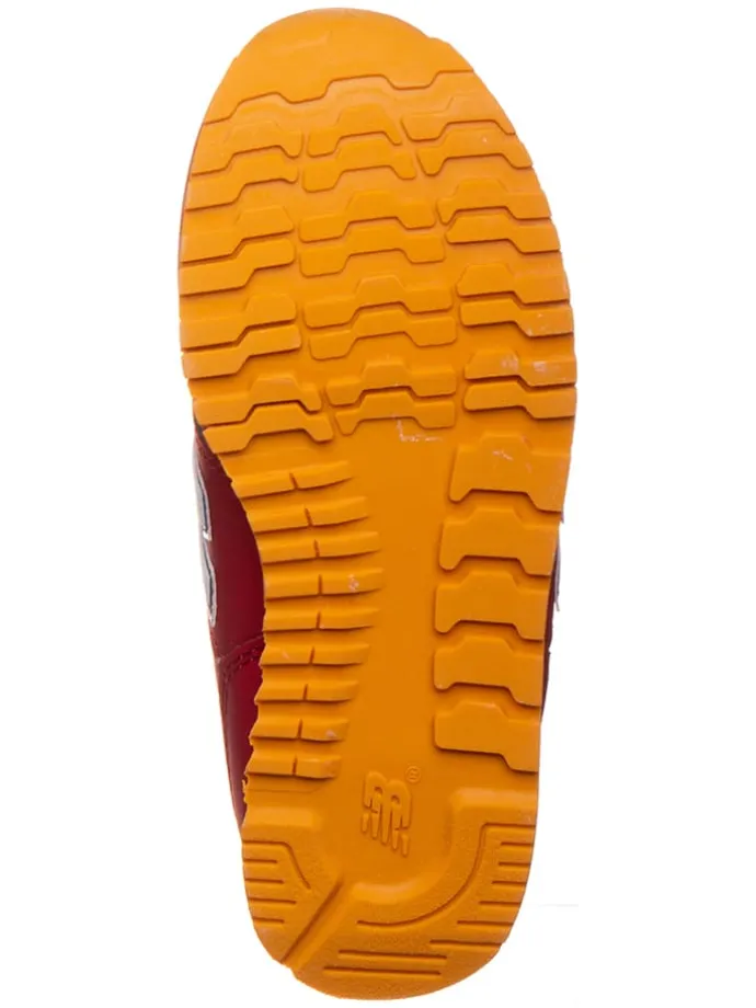 Sneakers "500B" in Braun/ Rot