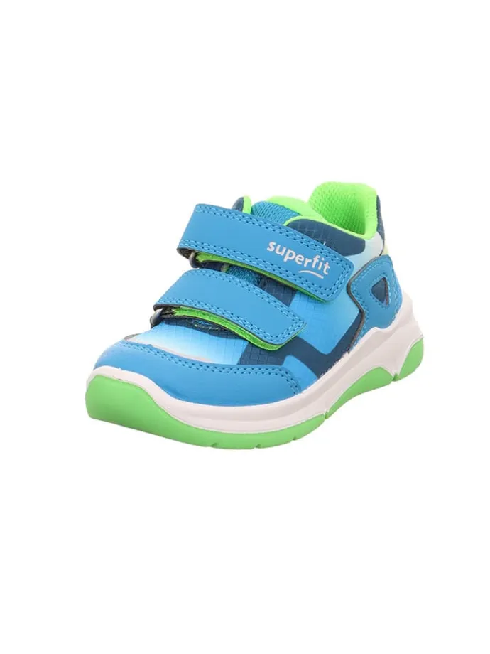 Sneakers "Cooper" in Blau/ Grün/ Weiß