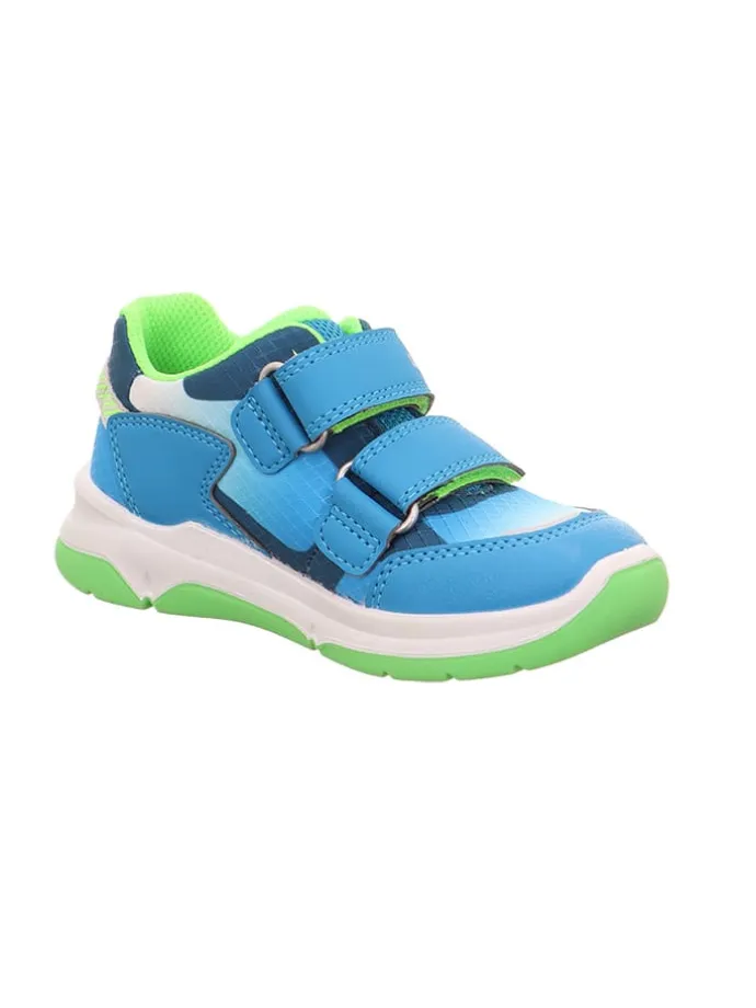 Sneakers "Cooper" in Blau/ Grün/ Weiß