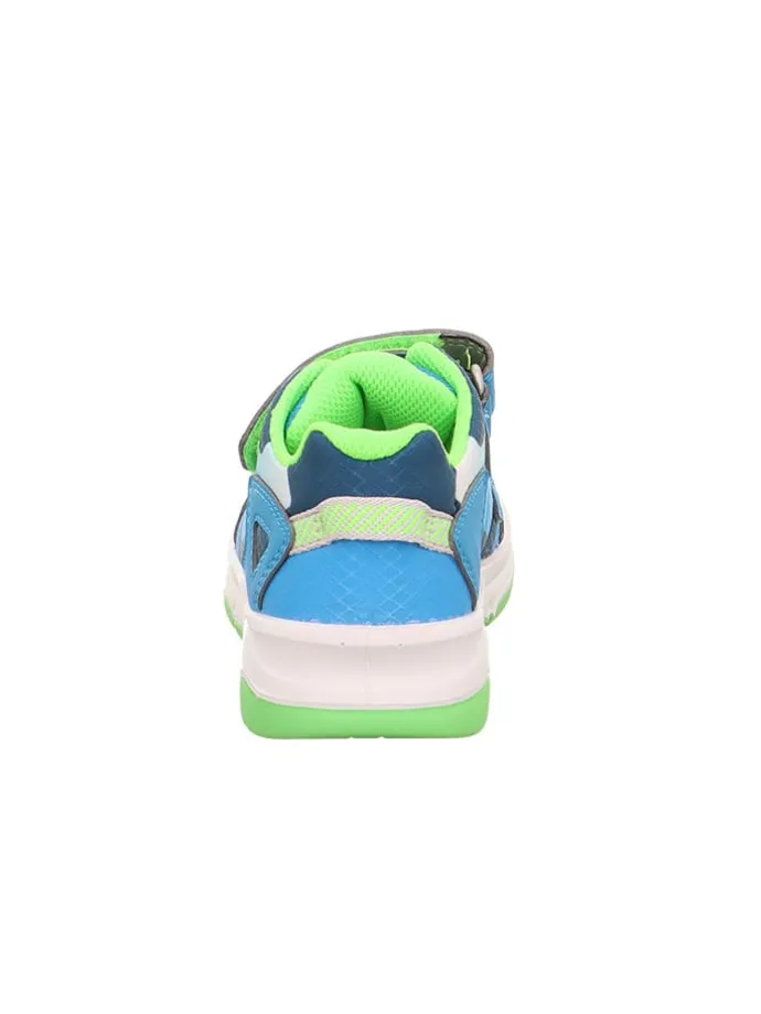 Sneakers "Cooper" in Blau/ Grün/ Weiß