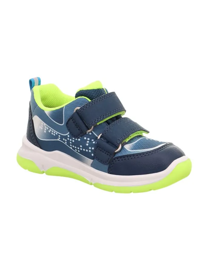 Sneakers "Cooper" in Dunkelblau/ Grün/ Weiß