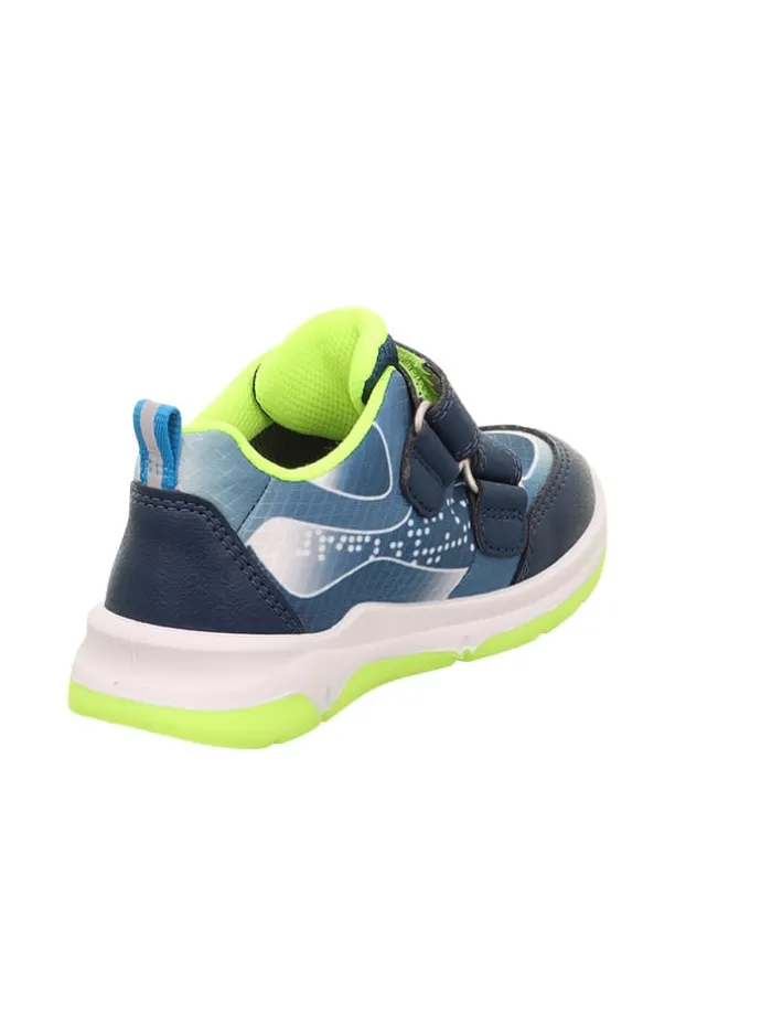 Sneakers "Cooper" in Dunkelblau/ Grün/ Weiß