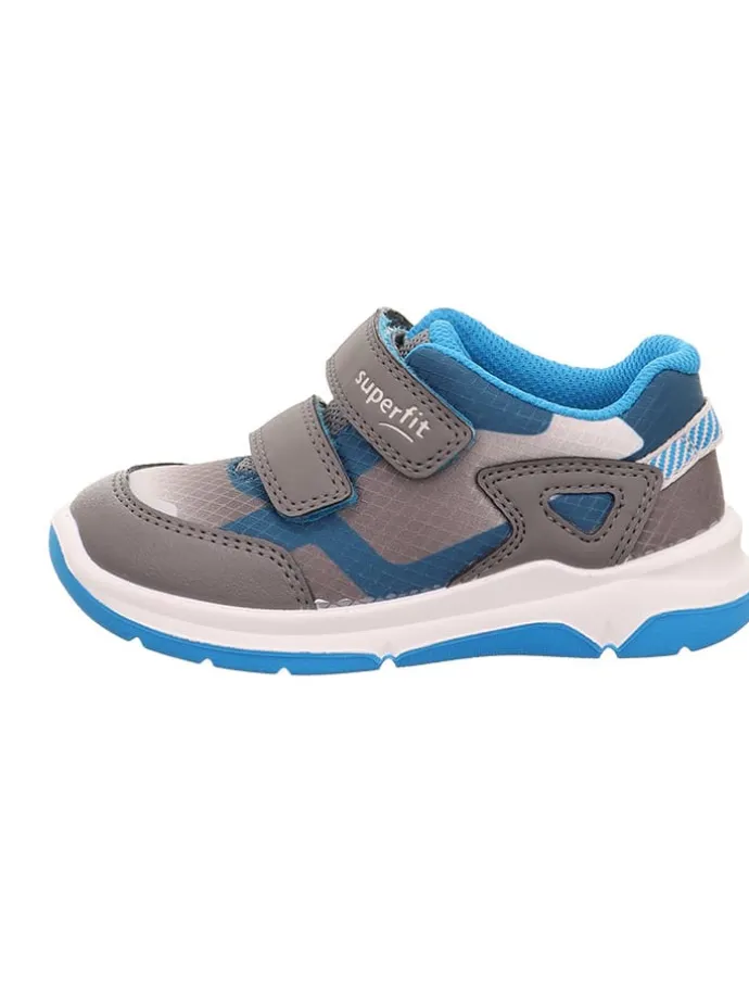 Sneakers "Cooper" in Grau/ Weiß/ Blau
