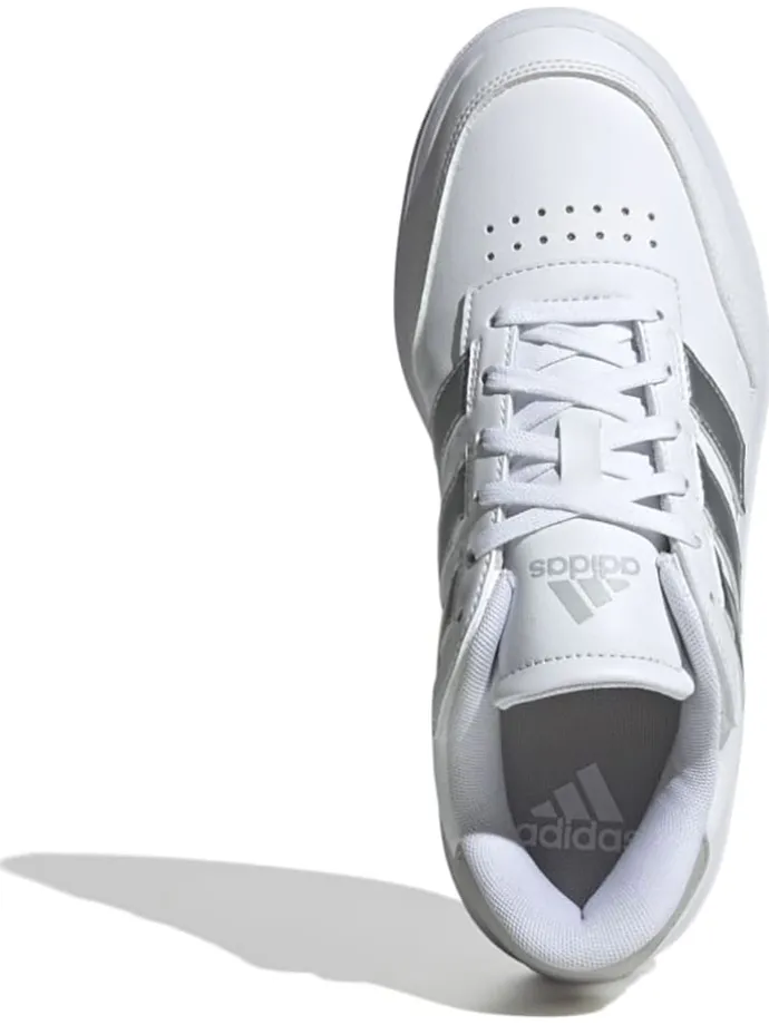 Sneakers "Courtblock" in Weiß/ Silber