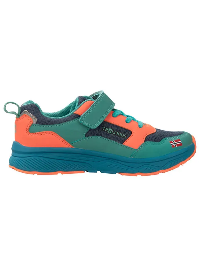 Sneakers "Haugesund" in Grün/ Orange