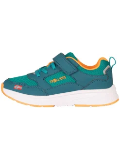 Sneakers "Haugesund" in Grün/ Orange