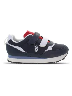Sneakers in Dunkelblau/ Rot