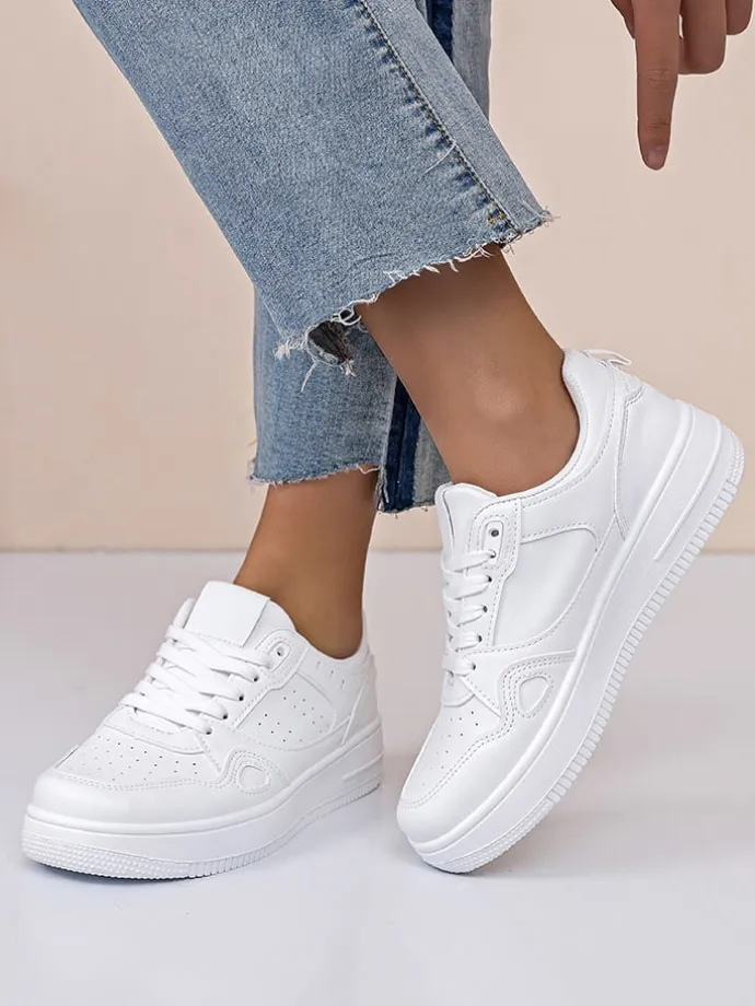 Sneakers in Weiß