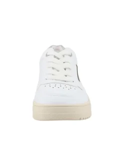 Sneakers in Weiß/ Beige