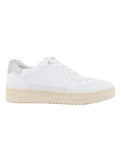 Sneakers in Weiß/ Beige
