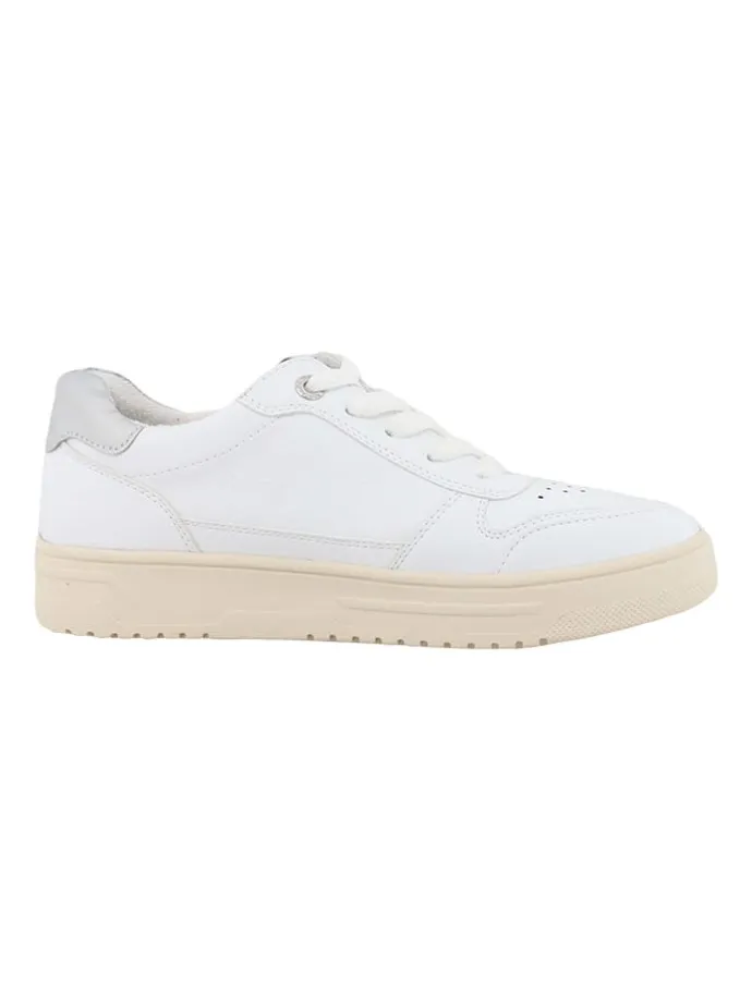 Sneakers in Weiß/ Beige