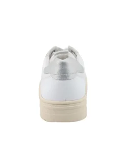 Sneakers in Weiß/ Beige