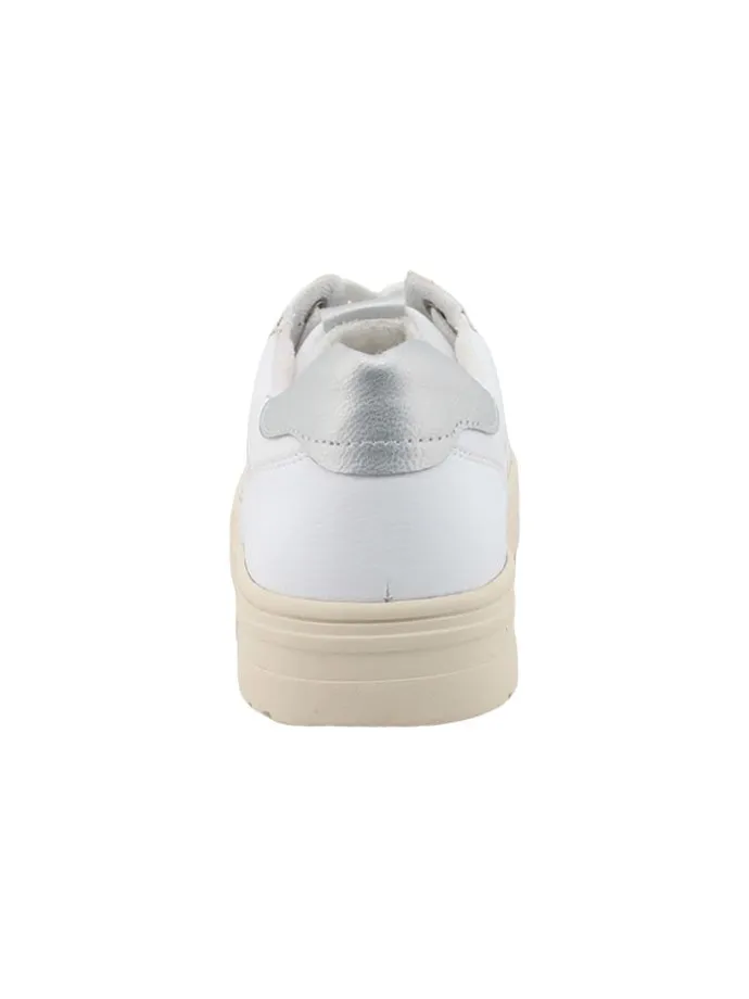 Sneakers in Weiß/ Beige