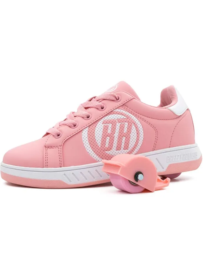 Sneakers mit Rollen in Rosa