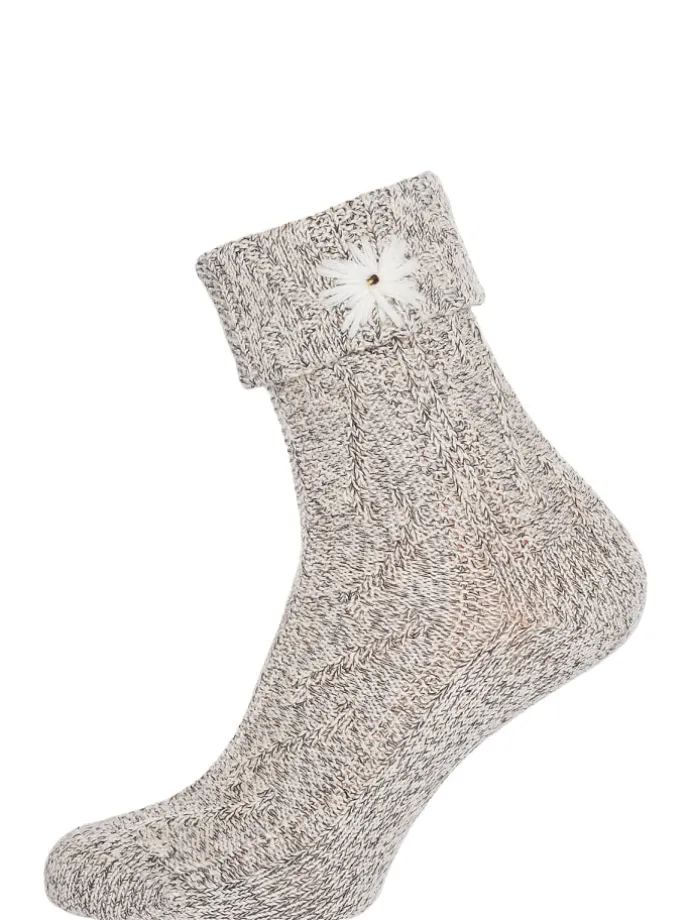 Socke LN35210-42 in beige