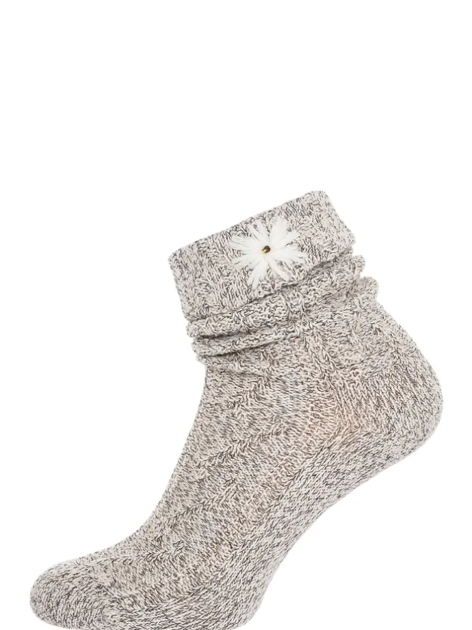 Socke LN35210-42 in beige
