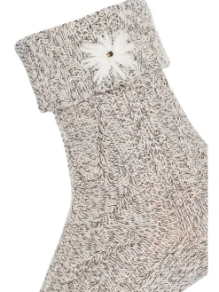 Socke LN35210-42 in beige
