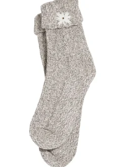Socke LN35210-42 in beige